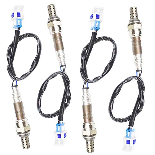 higherbro 4PCS Oxygen O2 Sensor for 2003 2004 2005 Chevrolet Chevy Silverado 1500 4.3L/4.8L Upstream + Downstream - Image 1