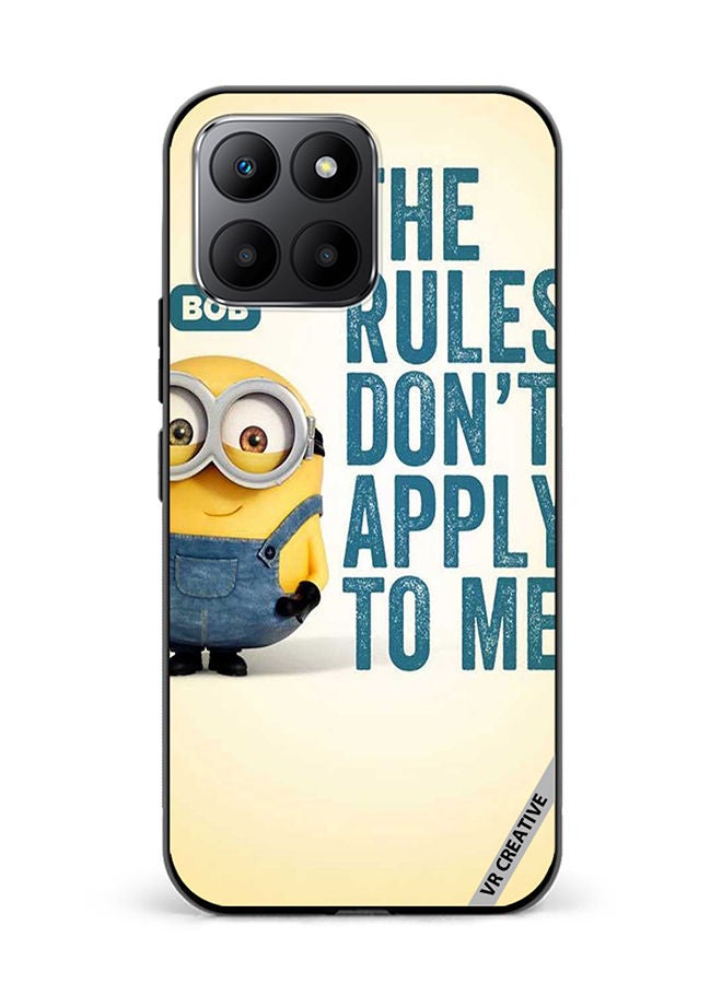 VR CREATIVE Protective Case Cover For Honor 70 Lite The Rules Don't Apply For Me Design Multicolour - Image 1