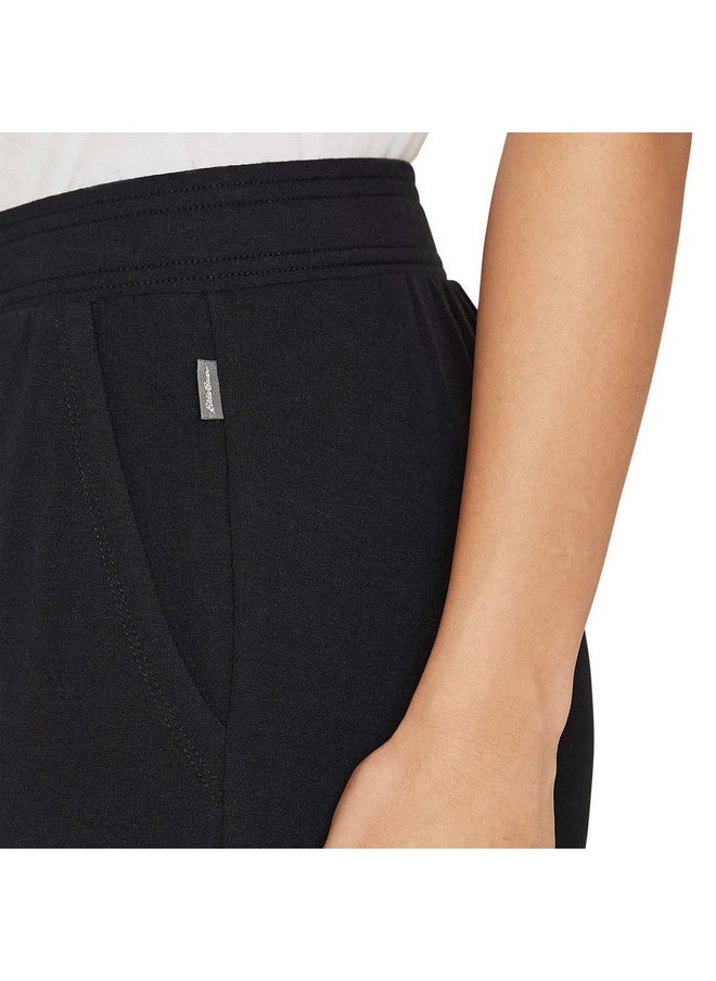 Eddie Bauer - Womens 2 Pack Fleece Lounge Joggers (Large, Black;Heather Olive) - Image 1