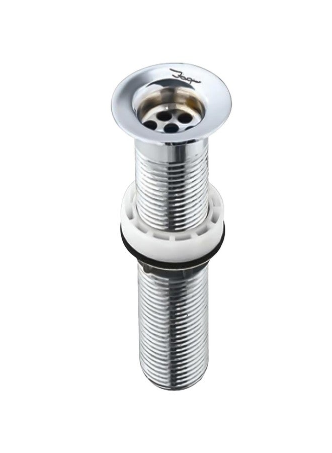 Jaquar 32mm Full Thread Waste Coupling - 130mm Height, Heavy Duty PVC Plumbing Connector for Efficient Wastewater & Drainage Systems, Sliver, Chrome Finish - Image 1