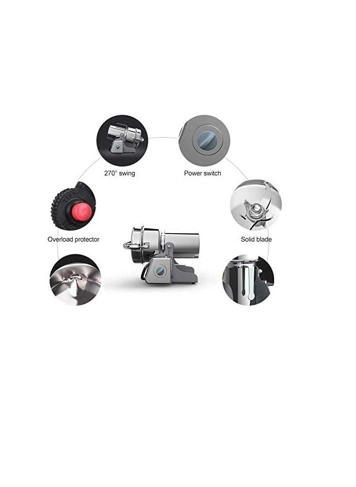 LETWOO - LETWOO 3000g Commercial Home Large Capacity Crusher Grains Dry Grinding Machine Stainless Steel High Power Spice Herb Medicine Mill Fine Grinding Broken Powder Machine For Household - Image 1