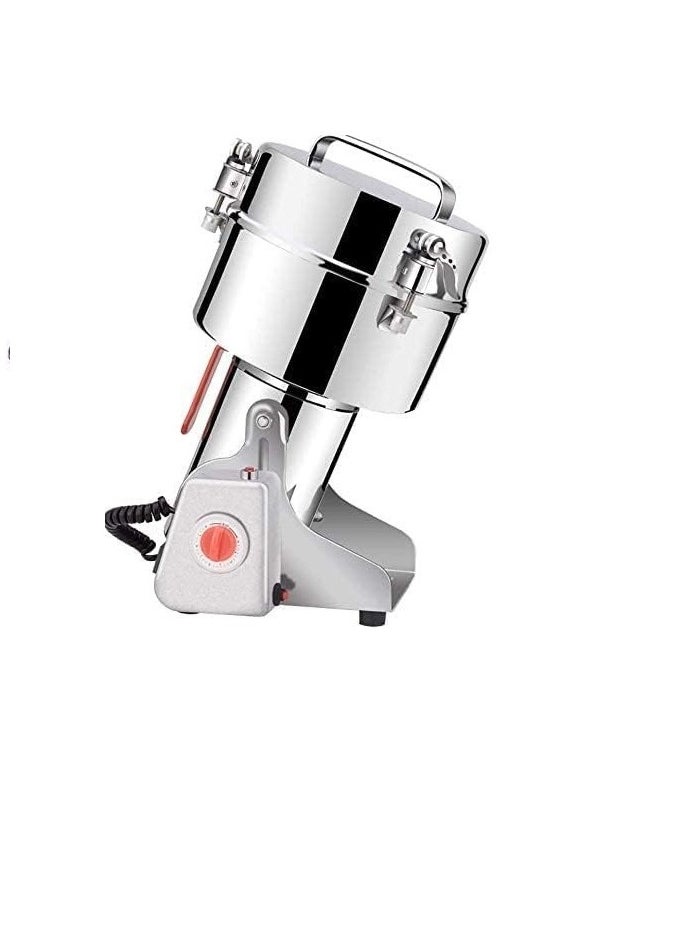 LETWOO - LETWOO 3000g Commercial Home Large Capacity Crusher Grains Dry Grinding Machine Stainless Steel High Power Spice Herb Medicine Mill Fine Grinding Broken Powder Machine For Household - Image 1