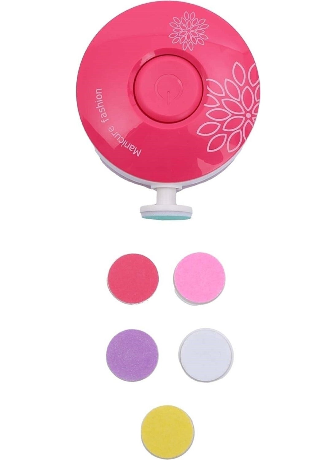 Twox Newborn Baby Rotary Battery-Operated Nail Clipper and File Machine Pink  - Image 2