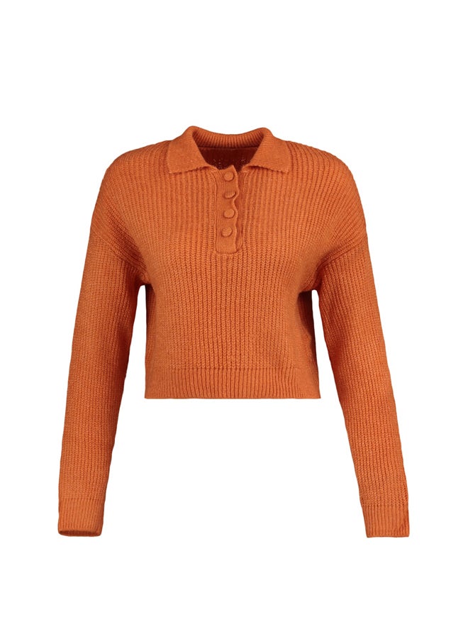 trendyol - Sweater - Orange - Regular fit - Image 1