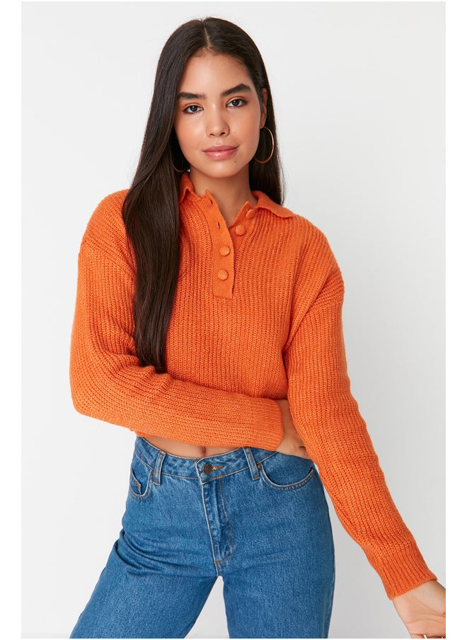 trendyol - Sweater - Orange - Regular fit - Image 1