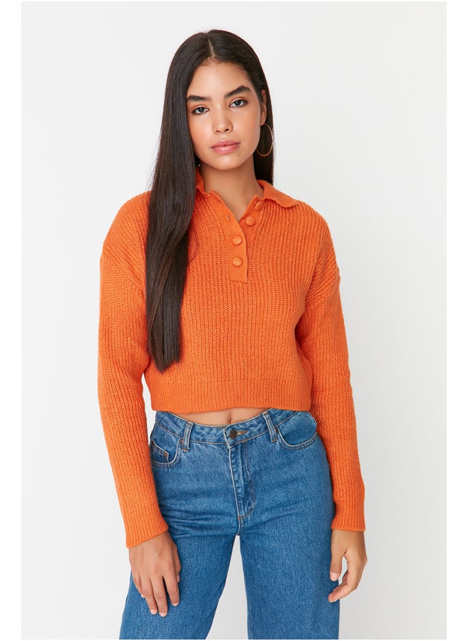 trendyol - Sweater - Orange - Regular fit - Image 1