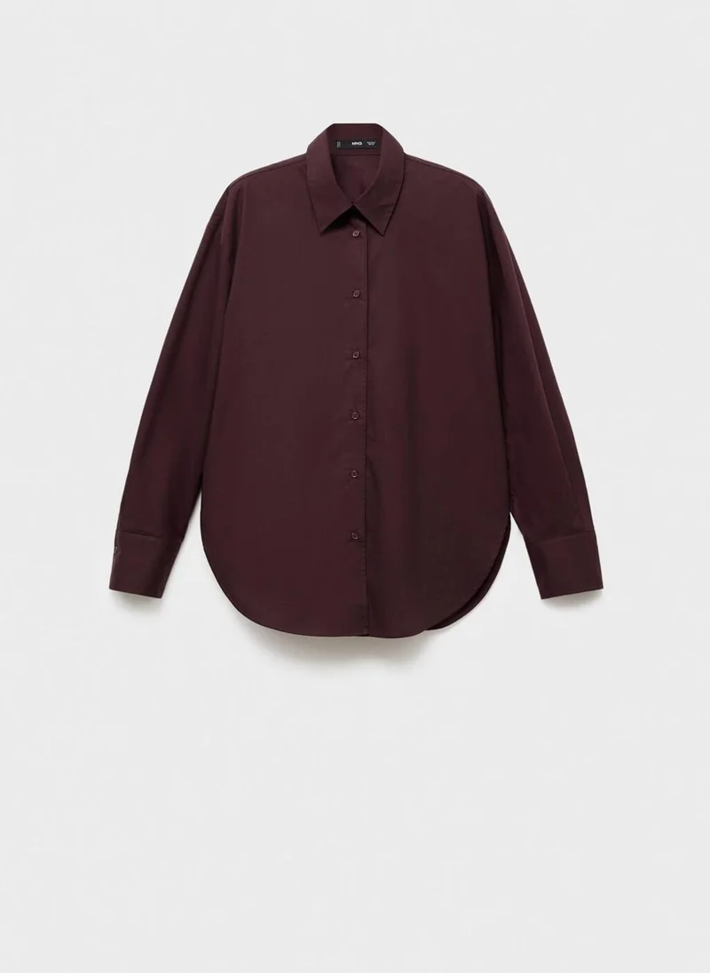 MANGO  Oversize poplin shirt for Women | Best Price UAE