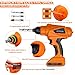 Magic4U Kids Tool SetMAGIC4U 50PCS Toddler Tool Set with Electronic Toy DrillTape Measure 12 Tool EquipementsPretend Play Construction Coustume with Safety Vest HatToy Tool Box for Kids Boy Girl Age 38 - Image 4