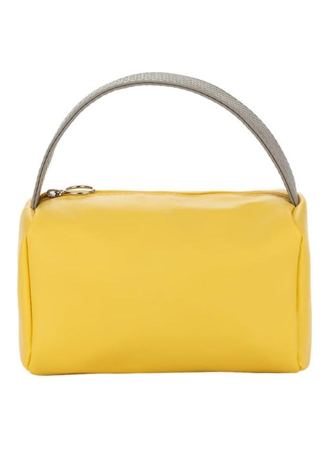 عام حقيبة تجميل محمولة بيد، ذات سعة كبيرة، بألوان حلوى، مثالية للسفر، وسهلة الحمل، وجميلة، لتخزين مستحضرات التجميل. - Image 1