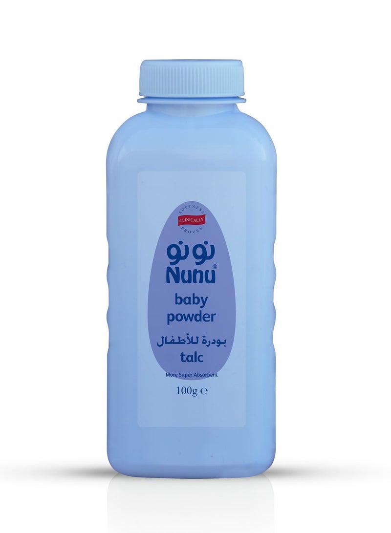 نونو بودرة أطفال نونو من التلك راحة وانتعاش 100 غرام