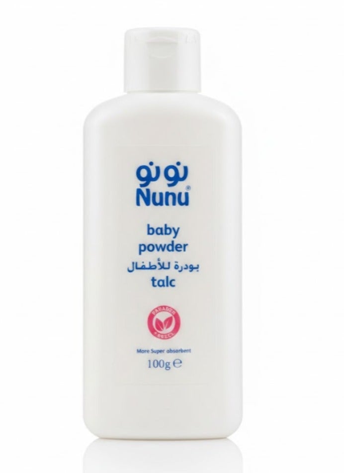 Nunu Baby Powder Talc Comfort & Freshness 100g