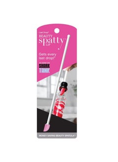 Spatty Lip Gloss Tiny Beauty Spatula (6 Inch Pink) Shark Tank Mom Made Scrapes Last Drop Of Lipstick Concealer Chapstick Tiny Makeup Cosmetics Gifts For Women Teen Grandma Mom Stocking Stuffers  - Image 1