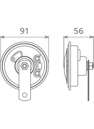 SEGER Didit Horn Low and Low Sound Set 12 Volt (2 Pieces)  - Image 3
