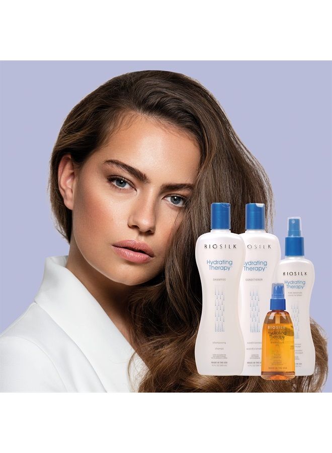 BIOSILK بيوسيلك علاج الترطيب رذاذ بلسم مرطب بدون شطف | 7 أونصات | يعيد ترطيب الشعر والشعر الخشن | مضاد للتجاعيد - Image 3