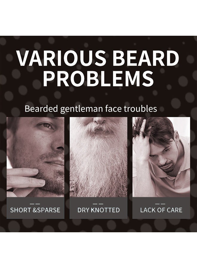 Beard Oil, Pure Natural Beard Growth Oil, Beard Moisturizing Softener, Beard Growth Products for Patchy Beard, Fathers Day, Perfect Gifts for Men Husband Boyfriend Dad, with Green Tea Scent (30 ml) - Image 4