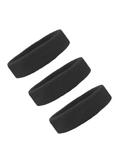 Sweat Bands/Headbands for Women Men/Elastic Headband, Sports Sweatband, Athletic Stretchy Head Band, Workout Running Basketball Tennis, Moisture Wicking Terry Cloth Set Keep Sweat Hair Out (Black) - pzsku/Z8A6AA42583D30DC176ABZ/45/_/1707780968/707216fe-2e88-41bc-8152-692a9e94ddfa