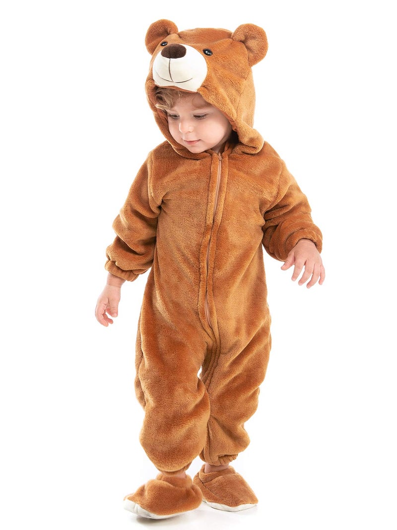 HSCTEK Baby Bear Costume Infant Bear Costume for Baby Boys Girls Baby Halloween Costume for Toddler Newborn 912Months