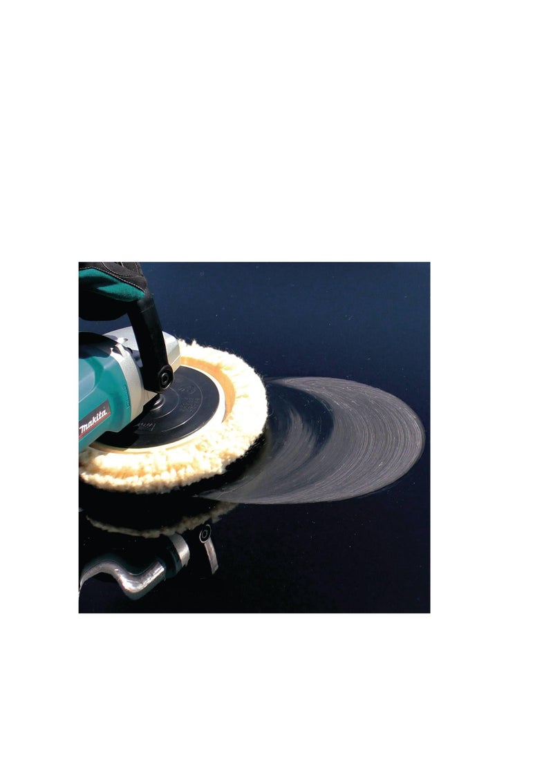 Makita Polishing Pad Easy Installation Wool Buffing Pad  - Image 3