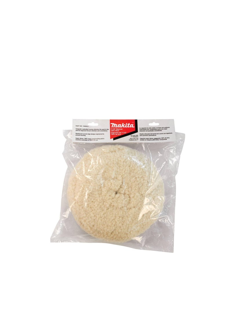 Makita Polishing Pad Easy Installation Wool Buffing Pad  - Image 4