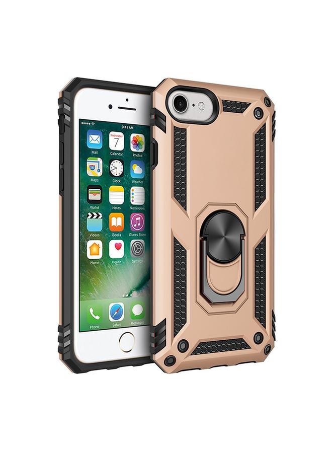 اس-توب جراب لهاتف iPhone SE 2022 / SE 2020 جراب واقٍ مقاوم للصدمات مصنوع من مادة TPU + PC مع حامل دوار 360 درجة - Image 1