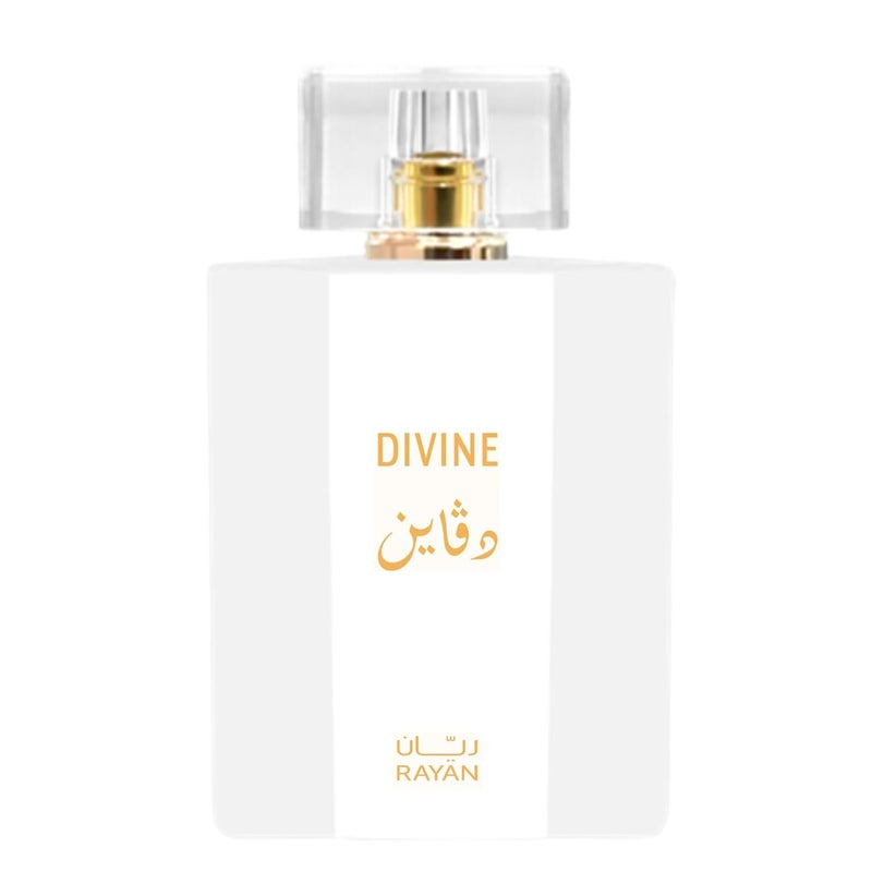 RAYAN DIVINE Perfume for Women  Long Lasting Arabian Eau De Parfum 100mL 334 Fl oz White Floral Garden Jasmine Orange Blossom William Pears  Amberwood  Ideal Gift for Her for Ramadan  Eid
