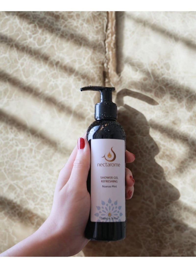 Auramoon Nectarome Naanaa Mint Shower Gel - Image 3