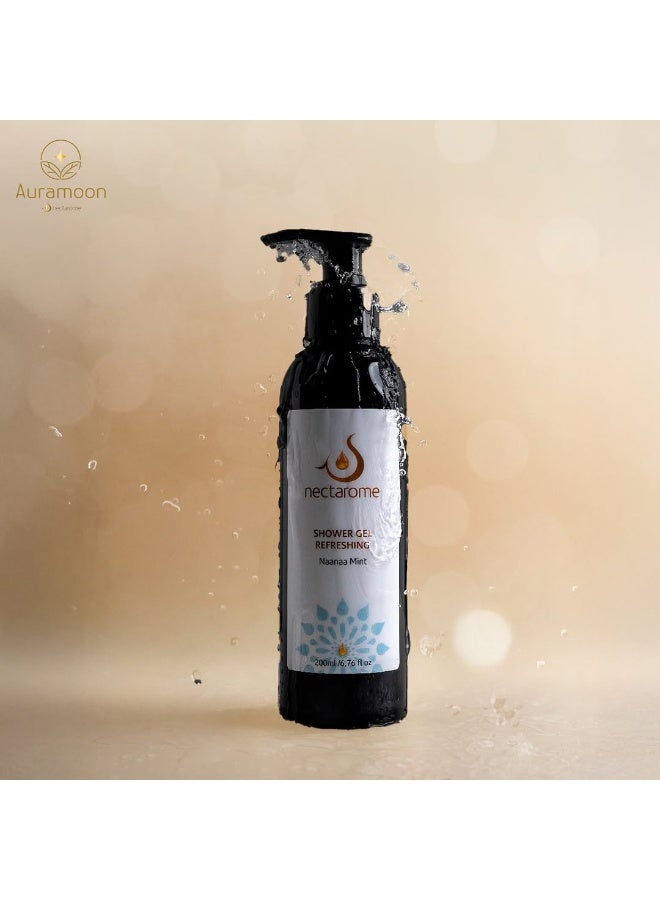 Auramoon Nectarome Naanaa Mint Shower Gel - Image 5