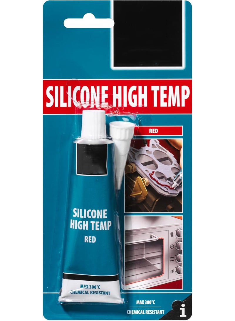 Silicone High Temperature Sealant, 60ml – Heat Resistant Adhesive Sealant for Gasket, Automotive, and Household Applications - Image 1