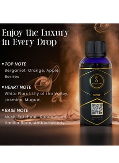 Scenta Flora SENSE - Diffuser Aroma Oil - Refreshing, Floral, and Woody Fragrance for Scent Diffusers - Aromatherapy (500 ml)  - Image 2