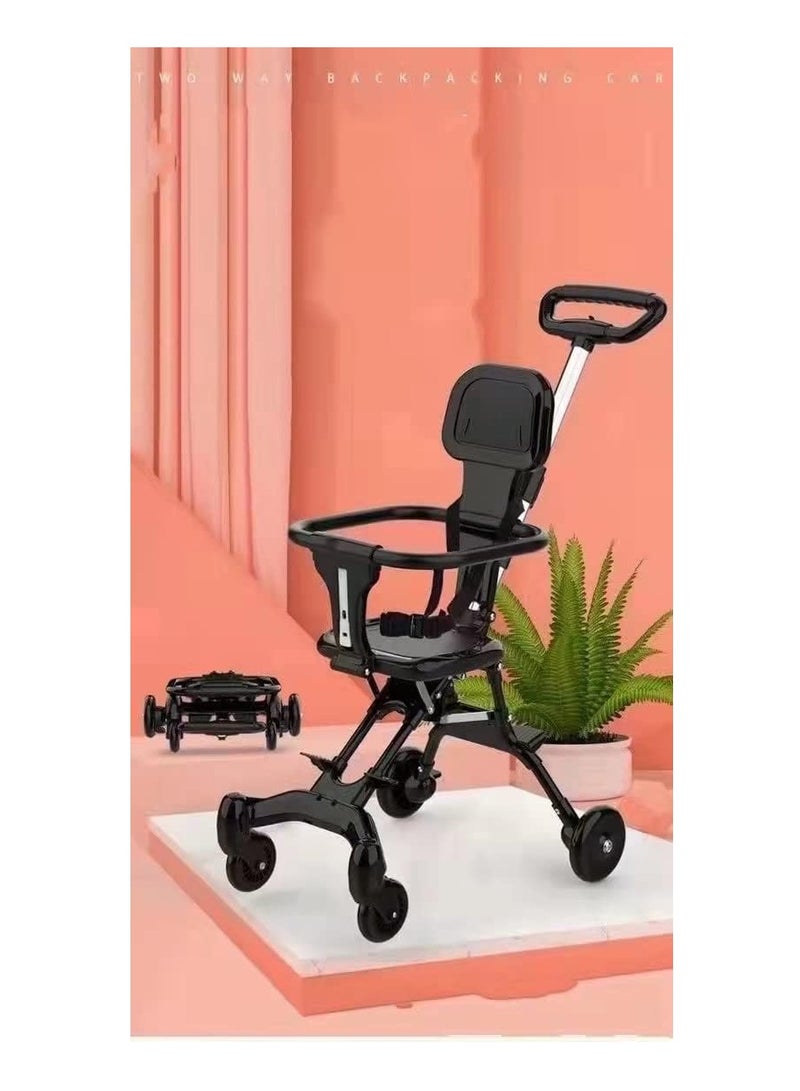 Lightweight Stroller Convenience Stroller with 360 Degree Rotational Seat Baby Toddler Stroller for Travel Multi Position Recline Ultra Compact Fold & Airplane Ready Travel Stroller - Image 4