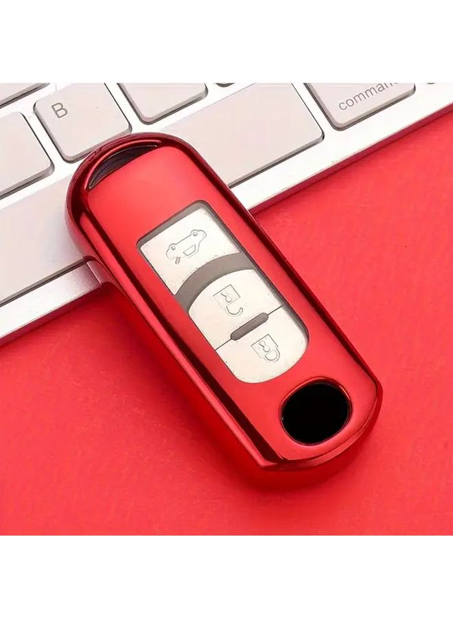 Elegant Black Full Cover Car Key Case For Mazda 3 Axela CX 4 CX 5 CX 7 CX 8 CX 9 Atenza - Image 1