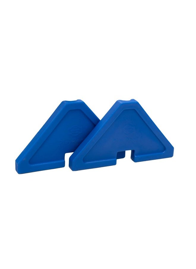 Children's Factory Children's Factory Replacement Cantilever Support Legs, Plastic Support Feet Compatible with PlayPanel Room Dividers, Blue  - Image 1