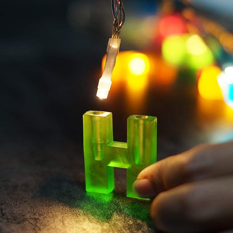 Lomesh Happy Birthday Lights 13 LED Letter Battery Operated String Lights Birthday Party Decor Supplies Hanging Decorations for Indoor Home House Christmas Multicolor - Image 3