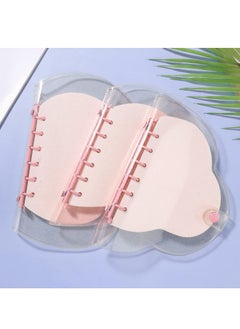 Y&D Refillable Notebook 2 Pcs PVC Clear 6 Ring Loose Leaf Folder with 160 Sheets Filler Blank Papers Personal Planner Round Binder Journal Butterfly Desgin  - Image 2