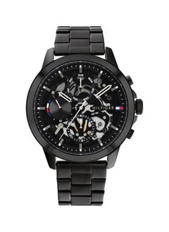 TOMMY HILFIGER Men Clasp Analog Round Stainless Steel Wrist Watch 1710478 - 44Mm  - Image 1