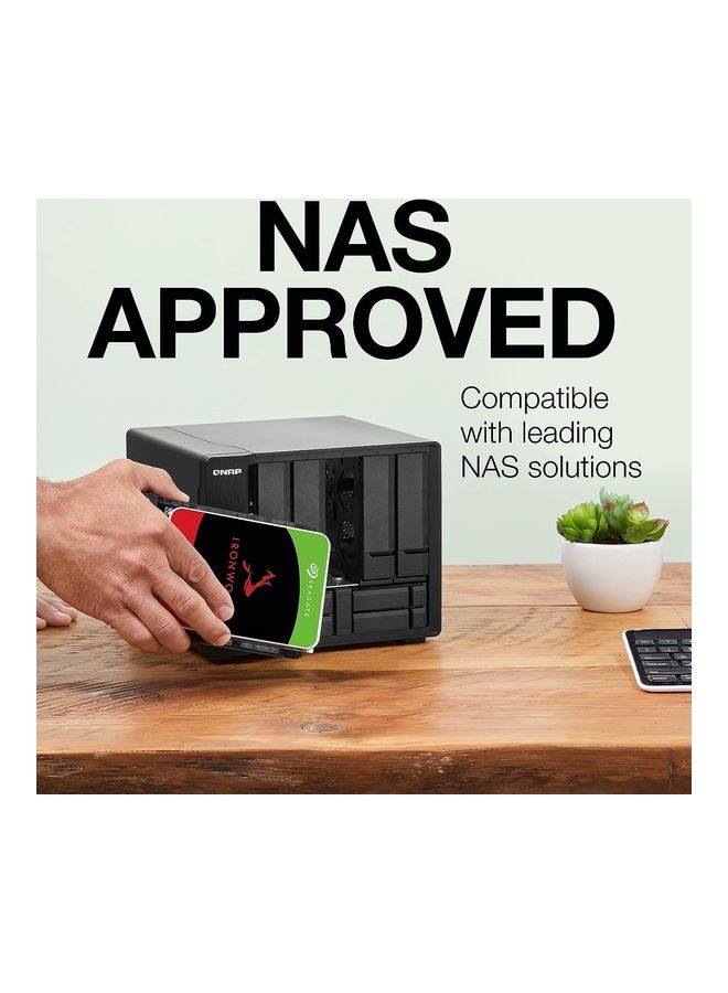 سيجيت محرك أقراص ثابت داخلي Ironwolf NAS سعة 4 تيرابايت، SATA 6Gb/s 3.5 بوصة، ذاكرة تخزين مؤقتة 256 ميجابايت، معدل نقل بيانات 600 ميجابايت في الثانية، 5900 دورة في الدقيقة، واجهة Serial ATA-600، حجم مخزن مؤقت 256 ميجابايت | ST4000VN006 - Image 3