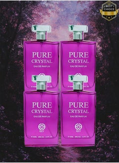 4 قطع عطر بيور كريستال 100 مل