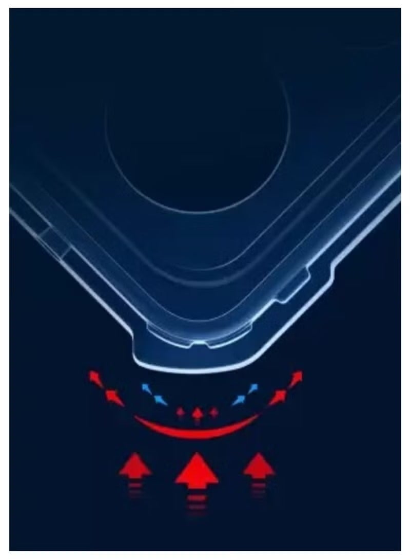 المجد X7B 4G / 5G الهاتف المحمول حالة ، رقيقة جدا وخفيفة الوزن لينة الوفير تبو ، الاكريليك الغطاء الخلفي شفافة ، أسود - Image 4