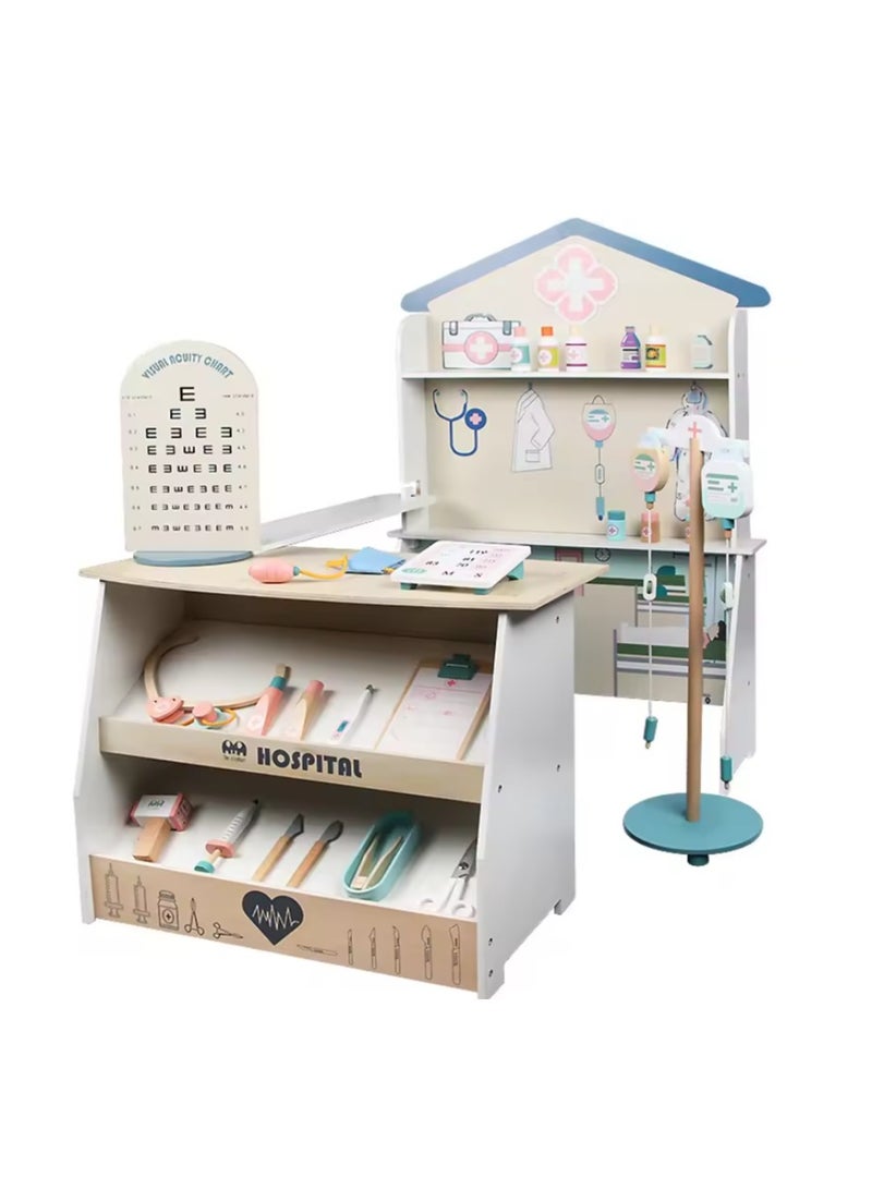 Little Doctor Clinic Toy Wood - Image 4
