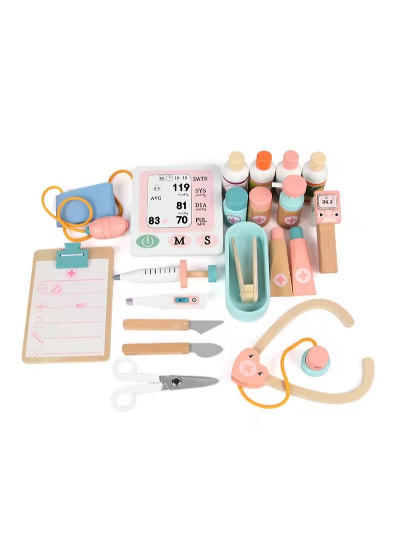 Little Doctor Clinic Toy Wood - Image 3