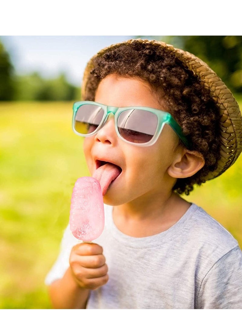 Zikra 2 Pack Popsicle Moulds Homemade Ice Silicone for Kids Easy Release Cake Mold with 50 Wooden Sticks Bags Sealing Lines - Image 2