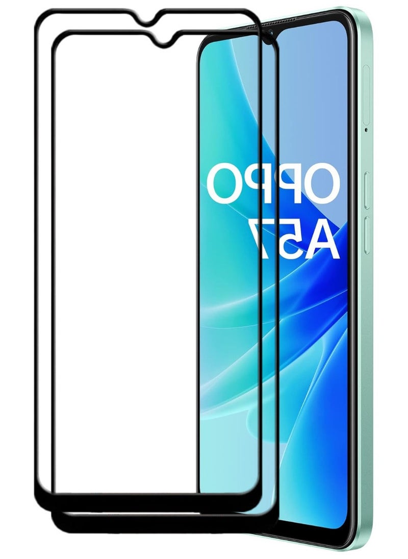 ACLIX 2 Pieces Antistatic ESD Dustproof Premium Quality High Definition Tempered Glass Screen Protector Designed For Oppo A57 - Image 1