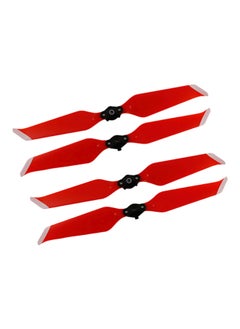 Generic Pair Of 2 Propeller For DJI Mavic 2 Pro/Zoom Red/Silver  - Image 1