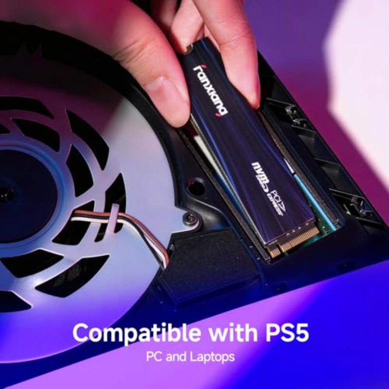 1TB NVMe SSD PCIe Gen 4 Gaming SSD for PS5, Up to 7100MB/s M.2 2280 SSD Compatible with PS5 Storage Expansion, Internal Solid State Drive for Gamers, Professionals, Creators S880E - Image 2