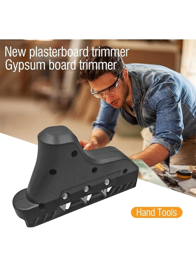 Khazna Woodworking Flat Edge Hand Planer, Drywall Trimming Tool for Plasterboard Chamfering, Professional Gypsum Board Smoothing Plane - Image 2