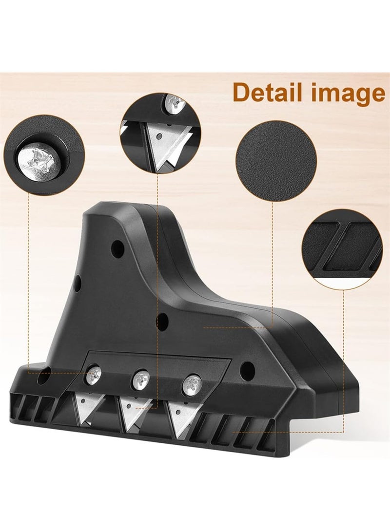 Khazna Woodworking Flat Edge Hand Planer, Drywall Trimming Tool for Plasterboard Chamfering, Professional Gypsum Board Smoothing Plane - Image 4