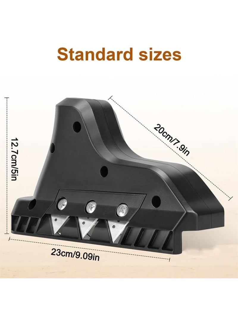 Khazna Woodworking Flat Edge Hand Planer, Drywall Trimming Tool for Plasterboard Chamfering, Professional Gypsum Board Smoothing Plane - Image 3