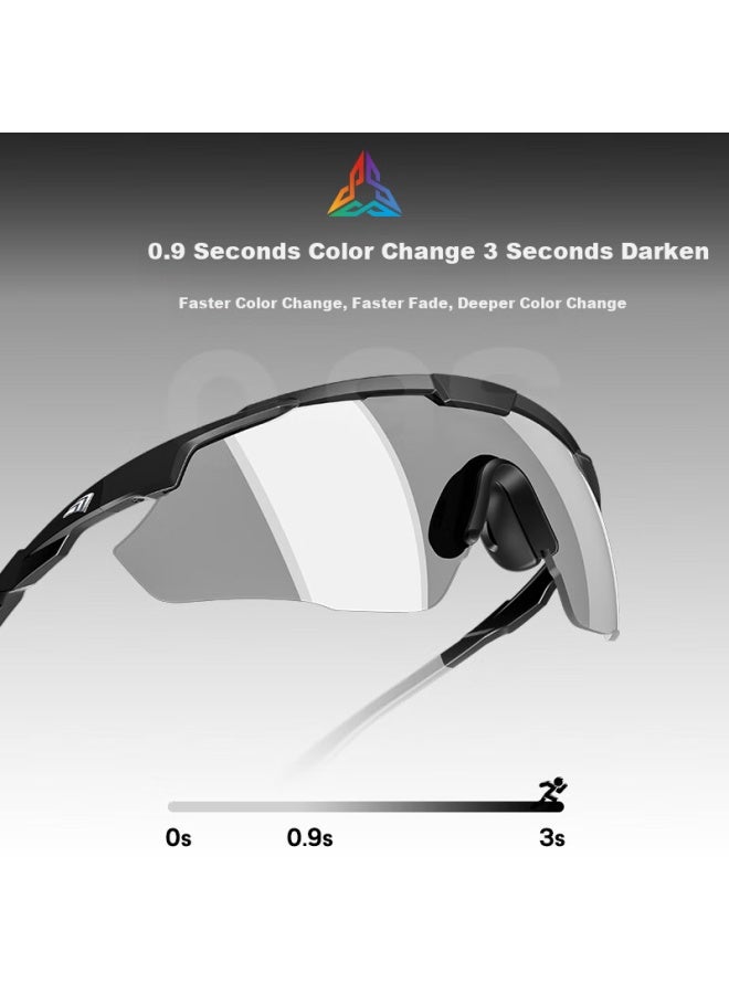 Outdo Cycling Gl Road Bike Men And Women Day And Night Dual-use Windproof Sungl Men's Bicycle Color-changing Riding Gl Sungl - Image 3