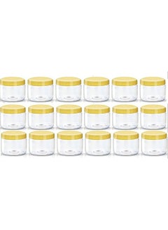 Sunpet Sunpet Polyurethane Containers - 150 ml, 18 Pcs, Clear, Yellow 