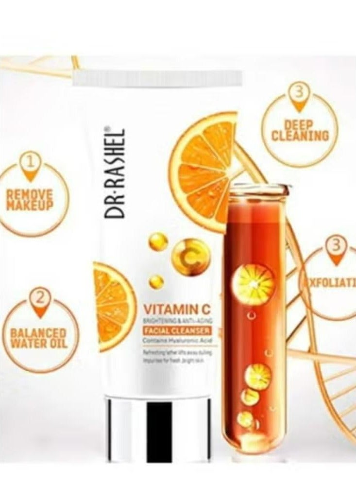 راشيل كوزمتيكس منظف ​​الوجه بفيتامين سي لتفتيح البشرة ومضاد للشيخوخة 80 مل